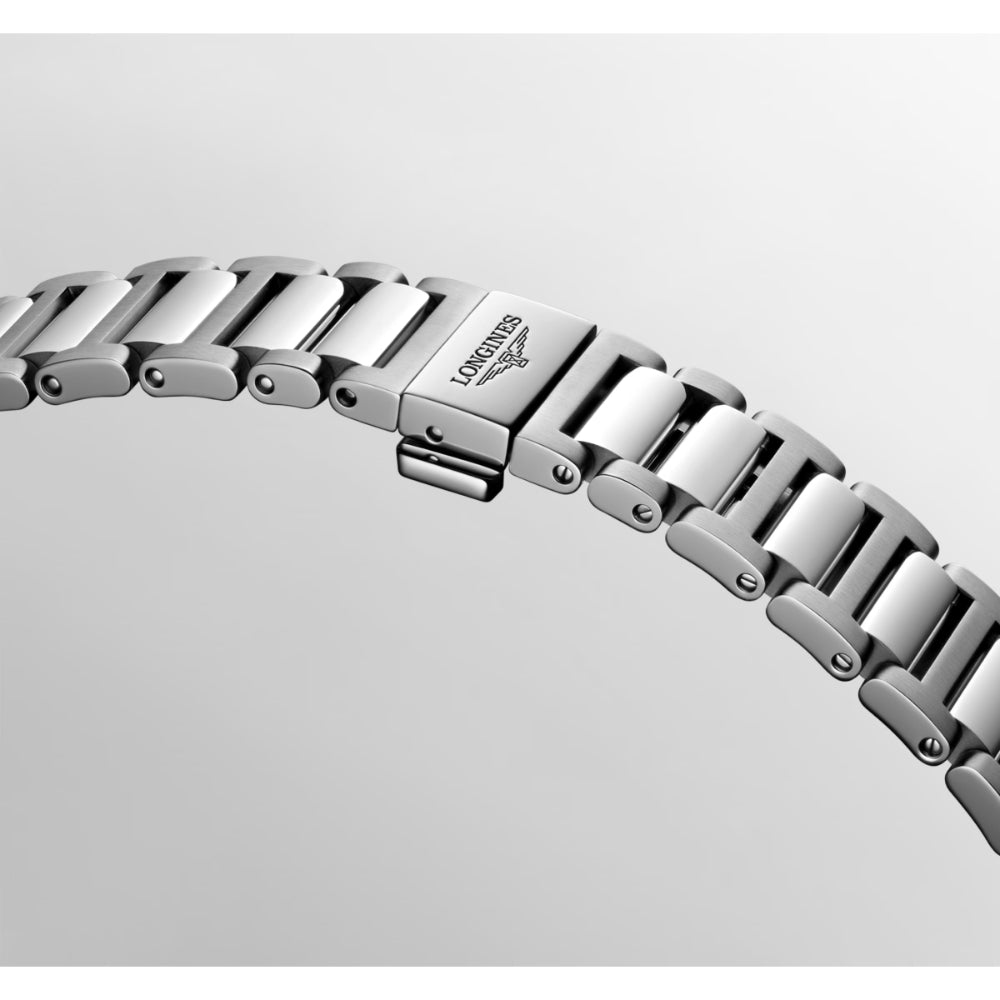 Longines Conquest 34mm Automatic Diamond-Embedded Luxury Wristwatch