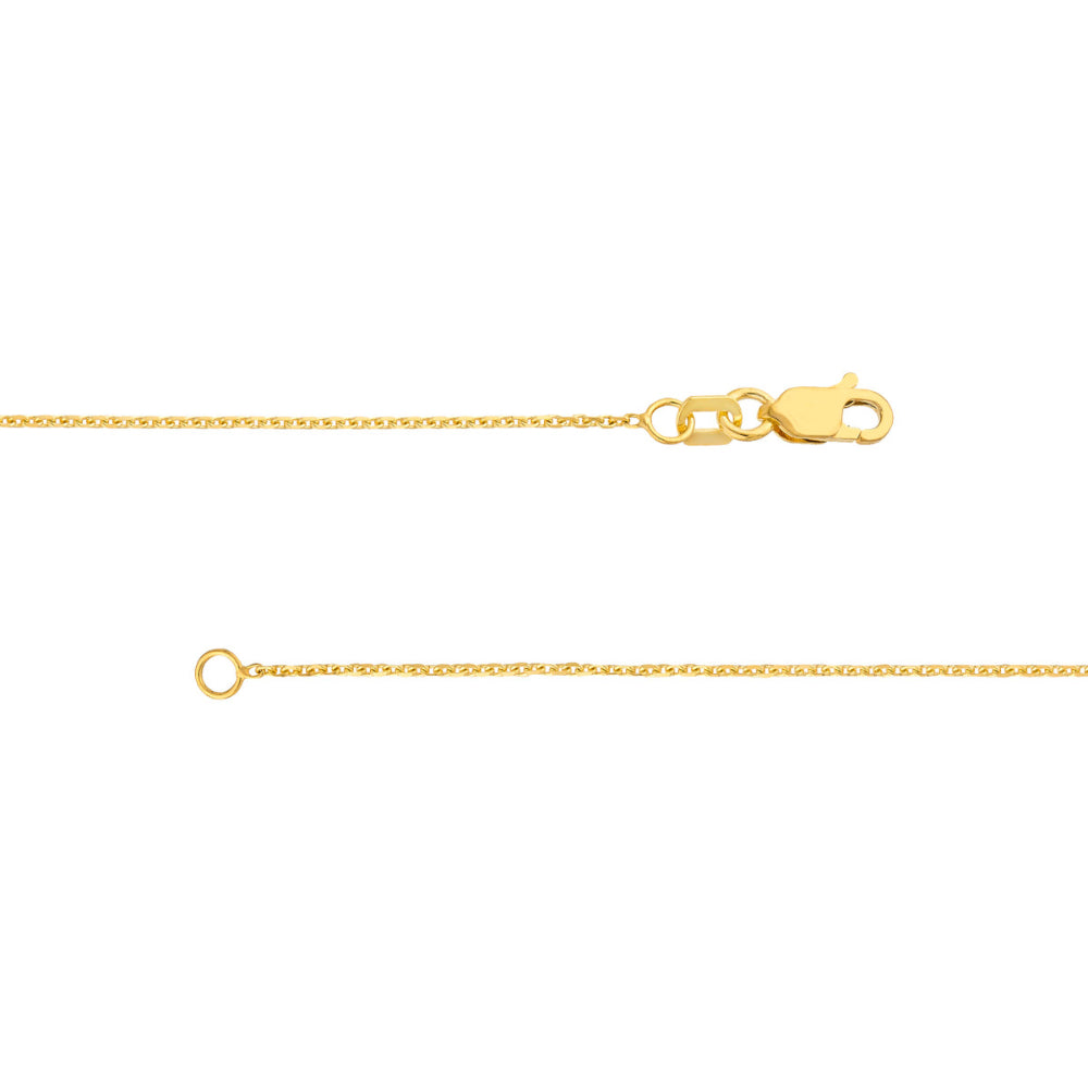 Stunning 14k Gold Large Oval Link Design Element Necklace for Fashion Lovers