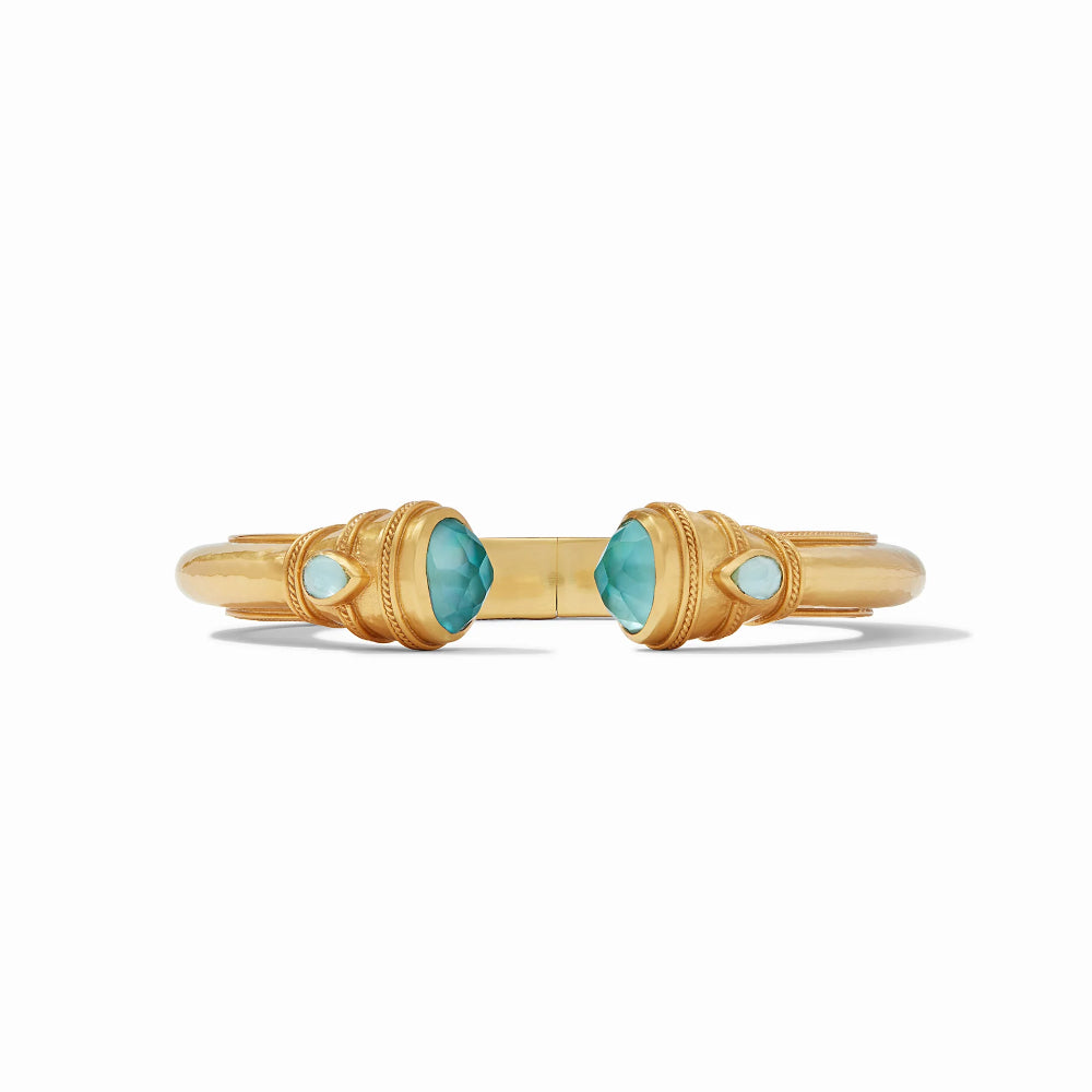 Julie Vos Gorgeous Cannes Demi Cuff with Gemstone Accents