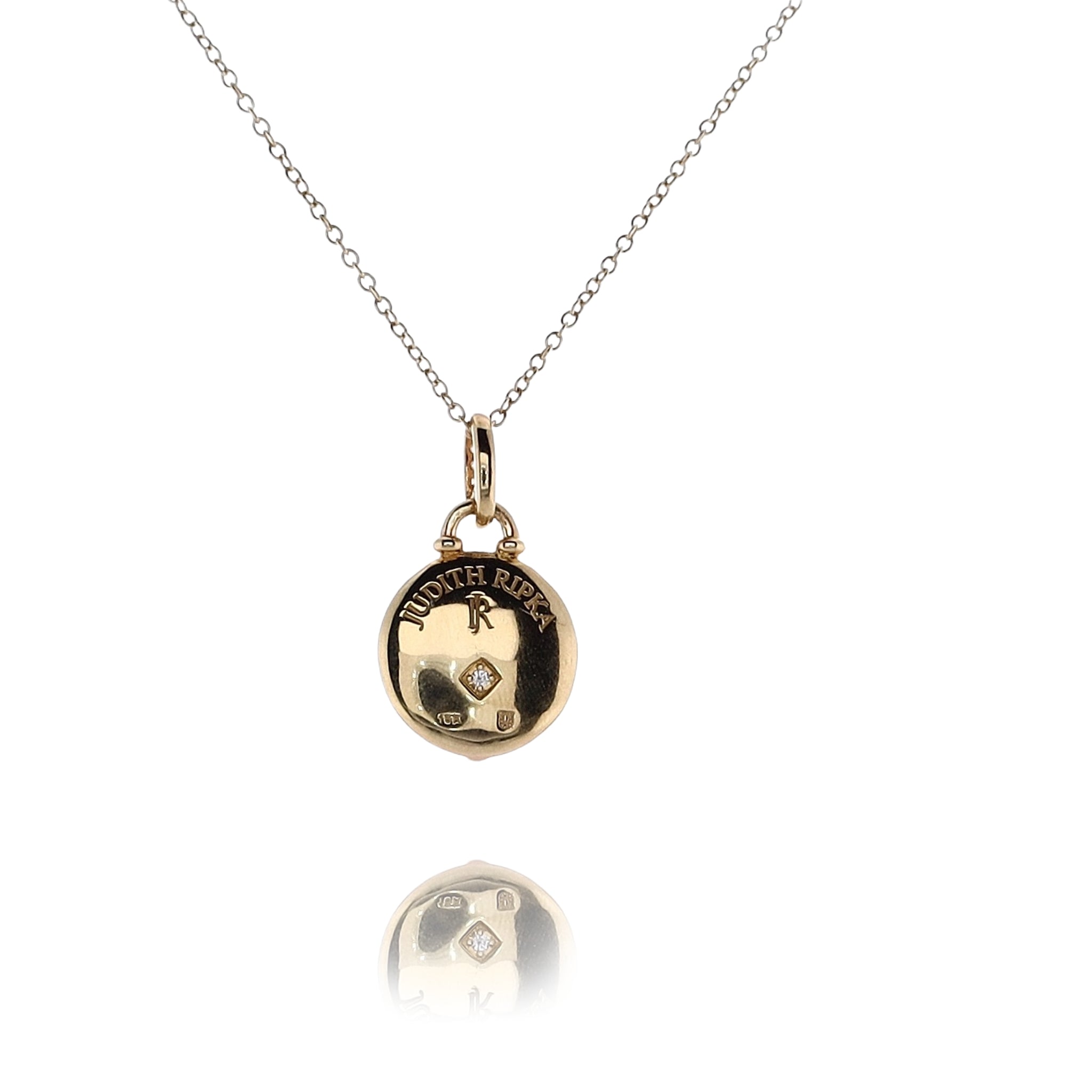 Judith Ripka Little Luxuries Collection Bumble Bee Inspired Gold Necklace
