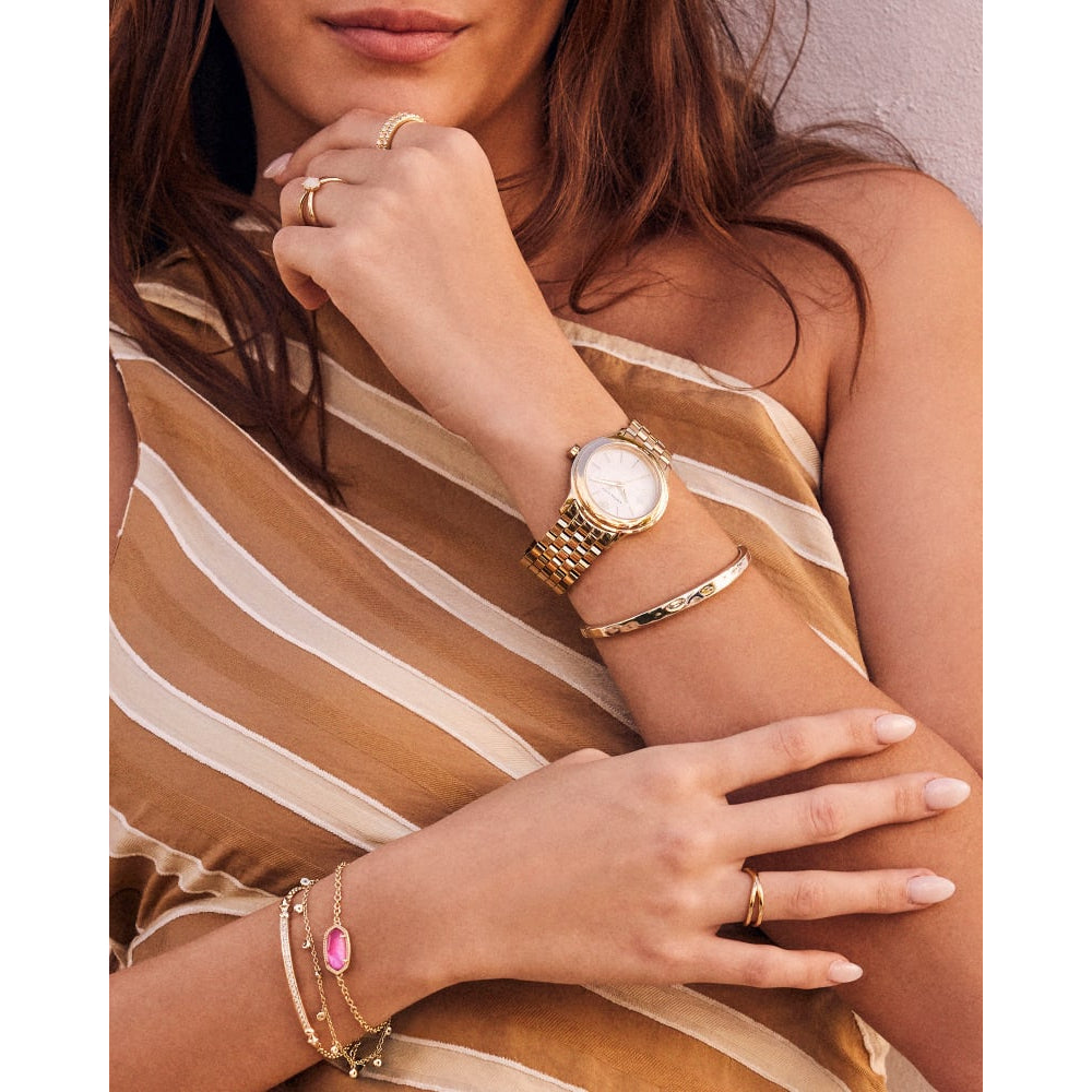 Kendra Scott Elaina Adjustable Chain Bracelet in Azalea Illusion - A Must - have Jewelry Accessory