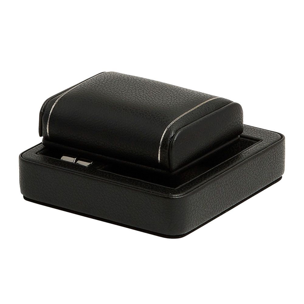 Black British Racing Single Travel Watch Stand by Wolf Designs