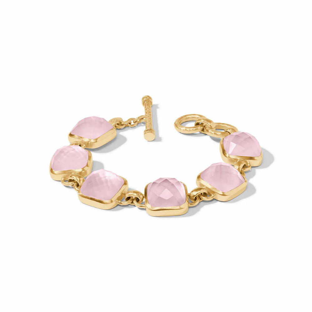 Julie Vos Adjustable Catalina Stone Gold-Plated Bracelet