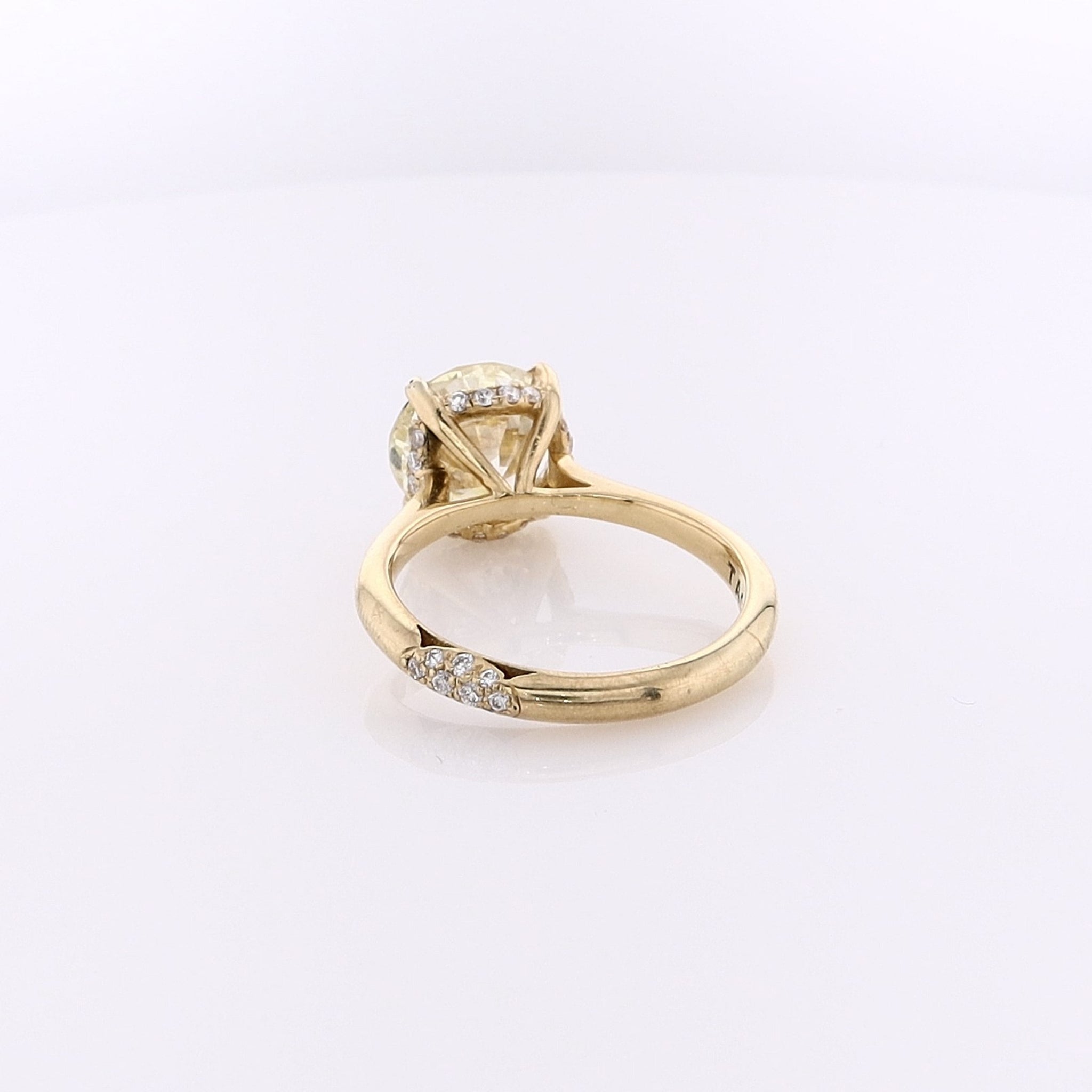 Tacori 18K Yellow Gold Brilliant Round Diamond Engagement Ring Size 7.5