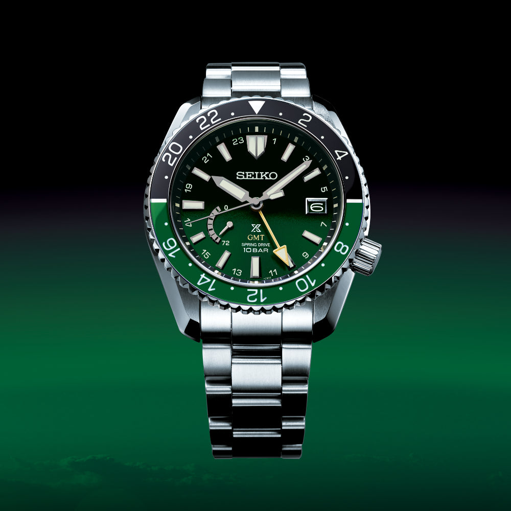 Seiko Prospex 45mm GMT LX Automatic Spring Drive Watch with Titanium Case