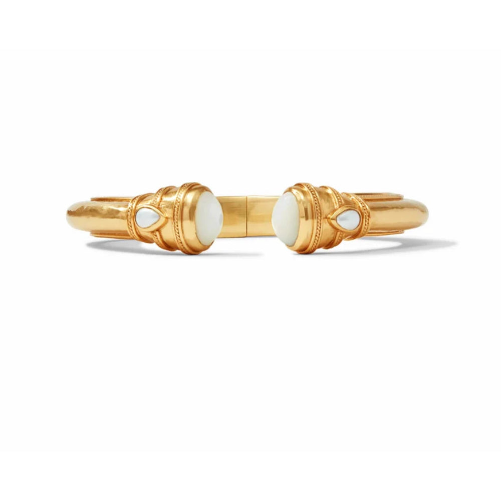 Julie Vos Gorgeous Cannes Demi Cuff with Gemstone Accents