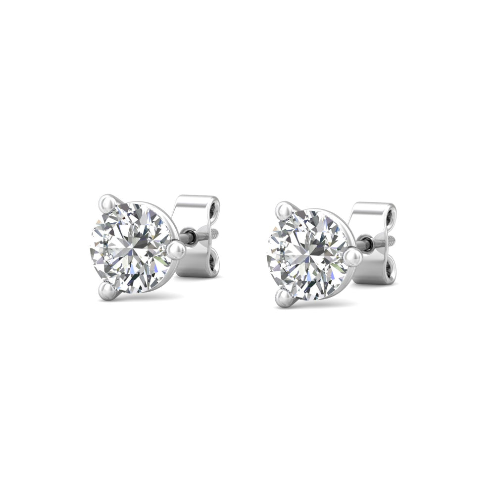 Smyth 18k Gold and Diamond Classic Stud Earrings - Exquisite Jewelry Pieces