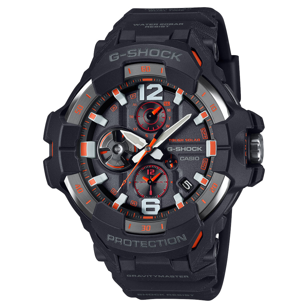 G-Shock Master of G-Air Gravitymaster GRB300-1A4 in Striking Black/Orange