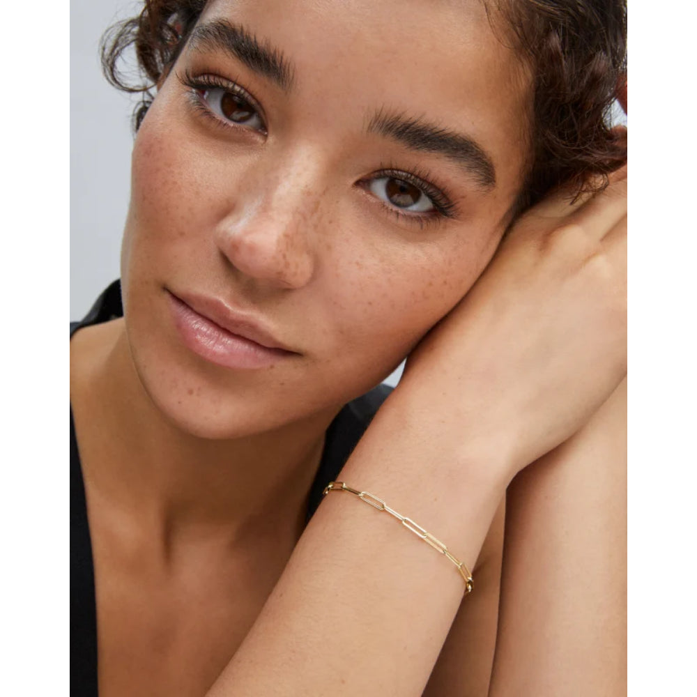 Kendra Scott Gold or Rhodium Courtney Paperclip Fashion Bracelet