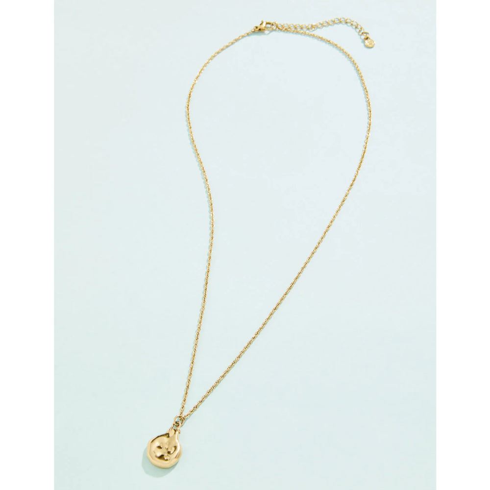 14kt Gold Vacuum Plated Spartina Burkes Freshwater Pearl Charm Beach Necklace