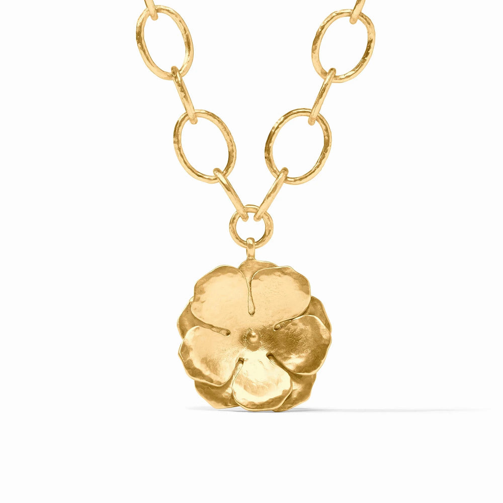 Exquisite 24K Gold-Plated Julie Vos Bloom Adjustable Necklace