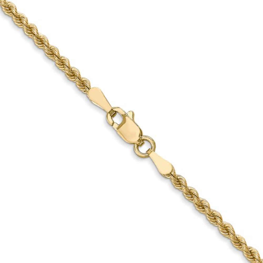14-karat Gold 2.25-millimeter Rope Style Jewelry Chain
