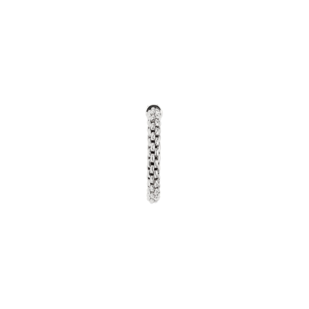 Fope 18k Medium Flex'it Ring with Bezel-set Blue Sapphire