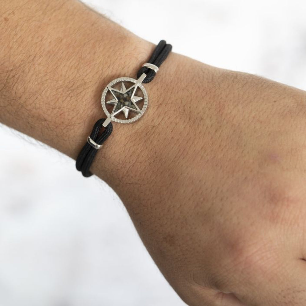 Dune Men's Stylish North Star Customizable Bracelet for Unique Keepsakes