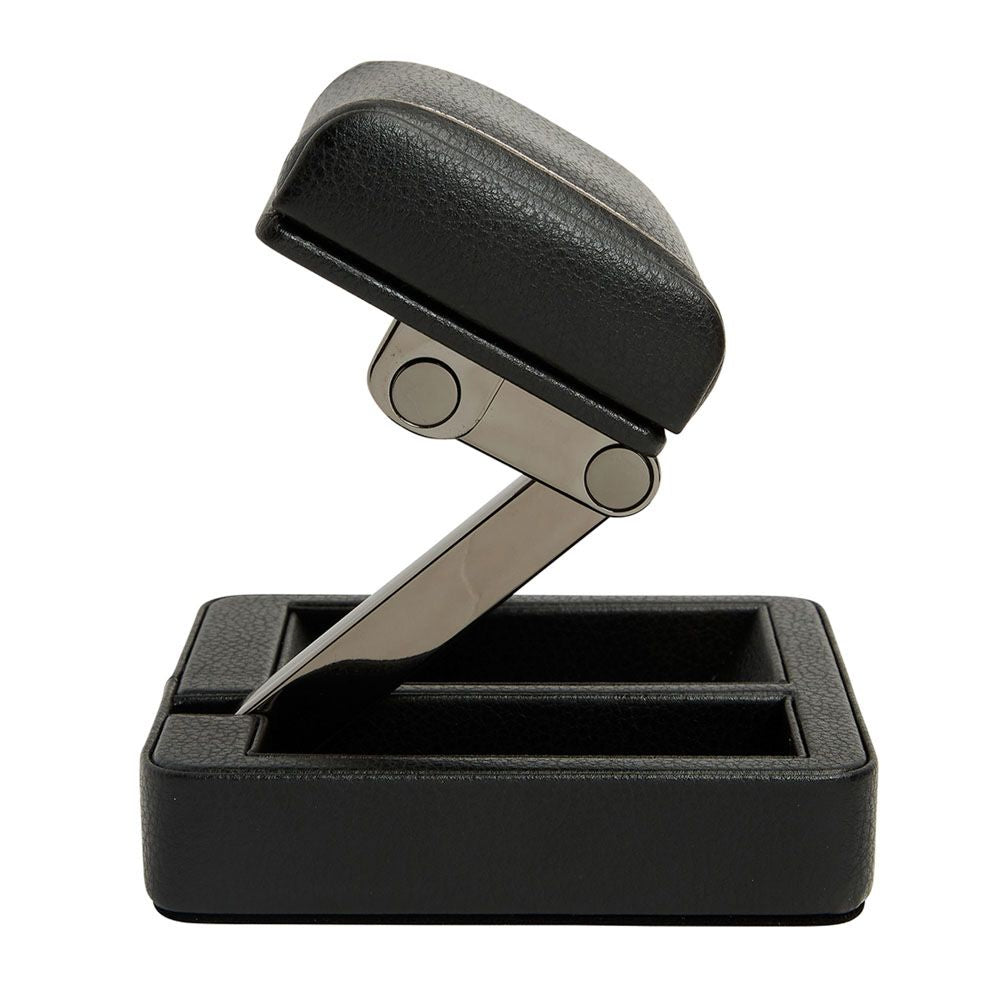 Black British Racing Single Travel Watch Stand by Wolf Designs