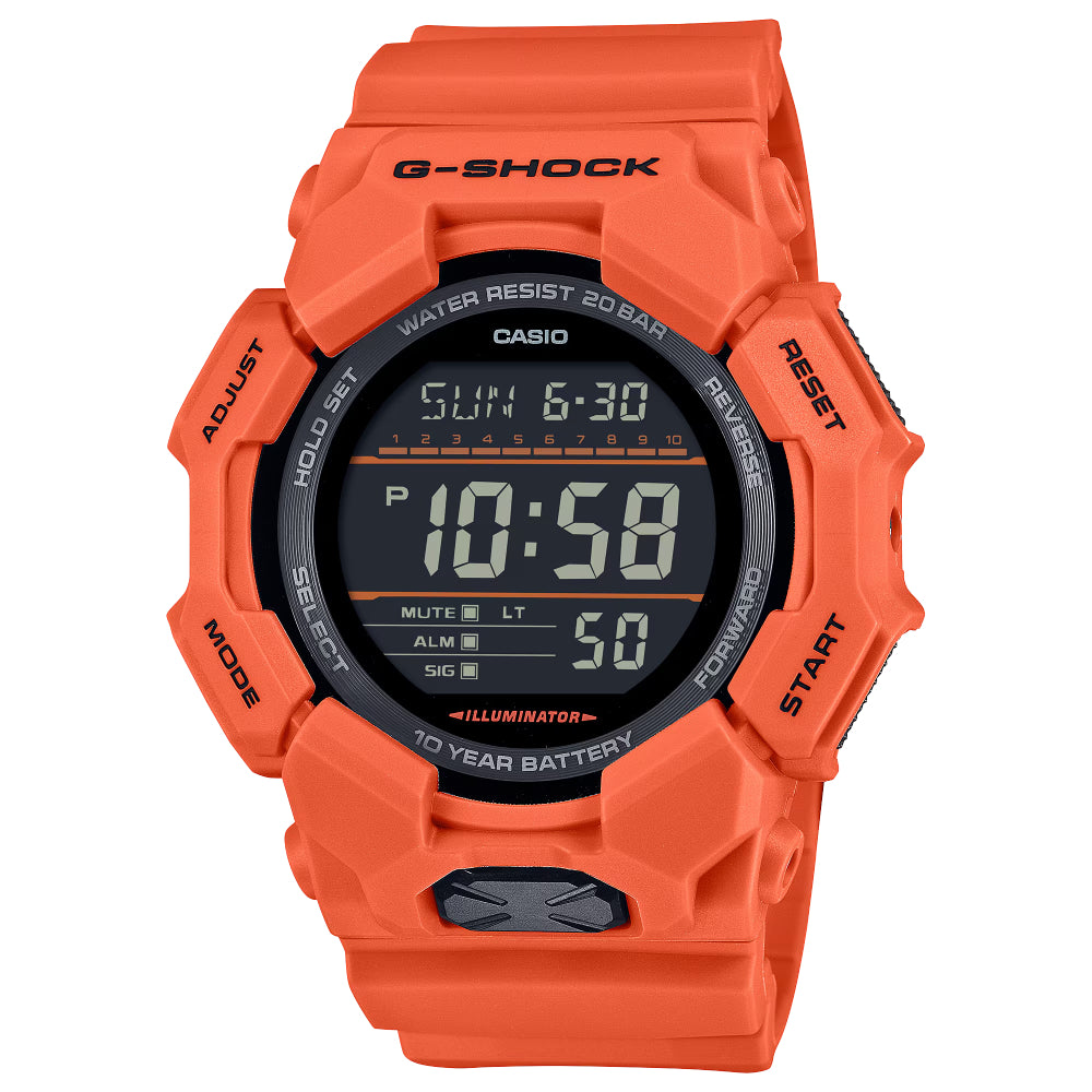 Orange G-Shock Digital GD-010 Series with 10-Year Battery