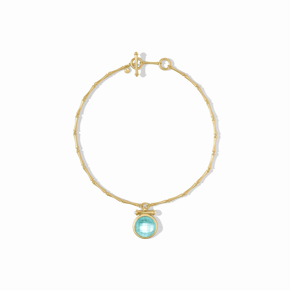 Julie Vos Exquisite Bamboo Design Statement Necklace for Fashionable Women