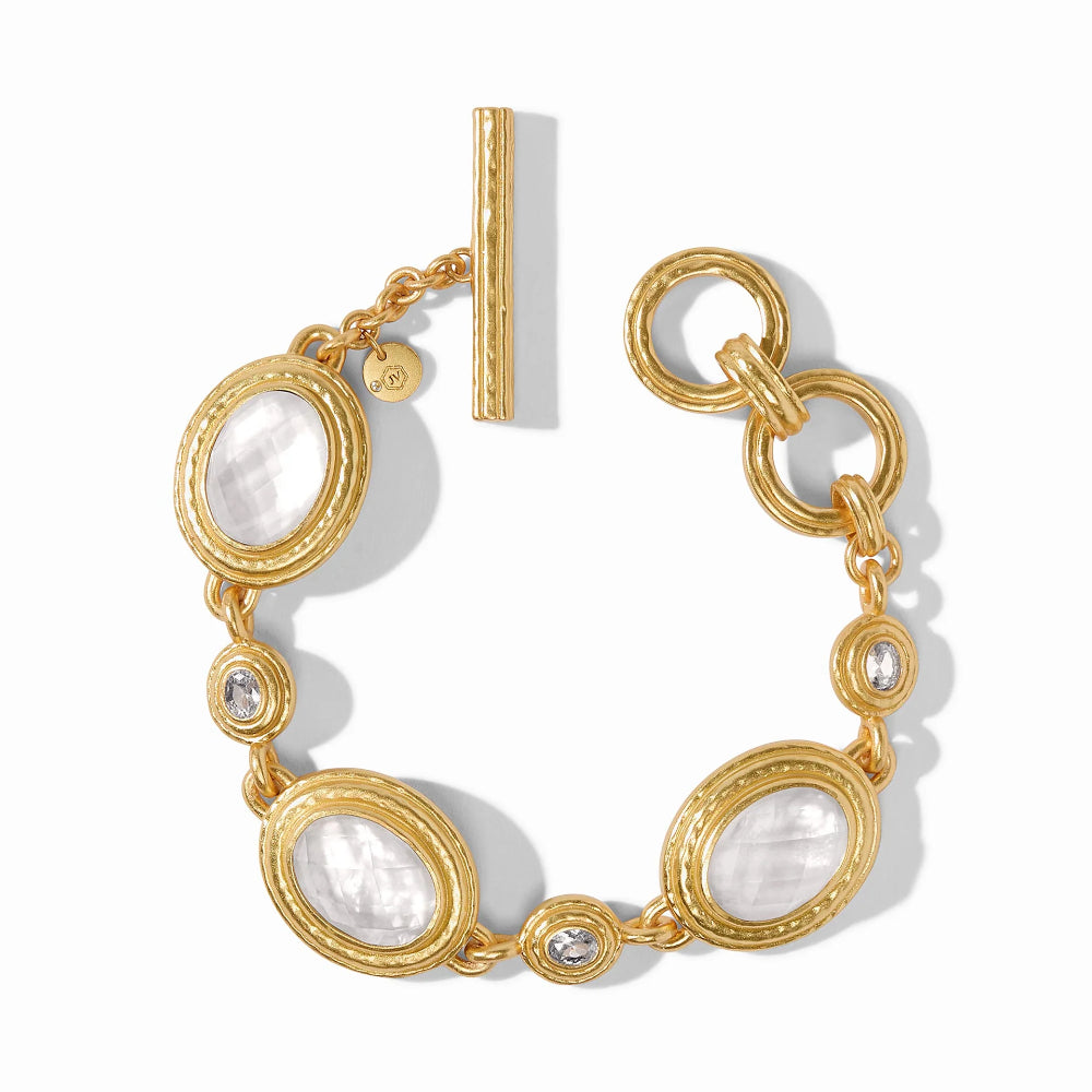 Julie Vos Tudor Style Stone Decorated Bracelet for Women