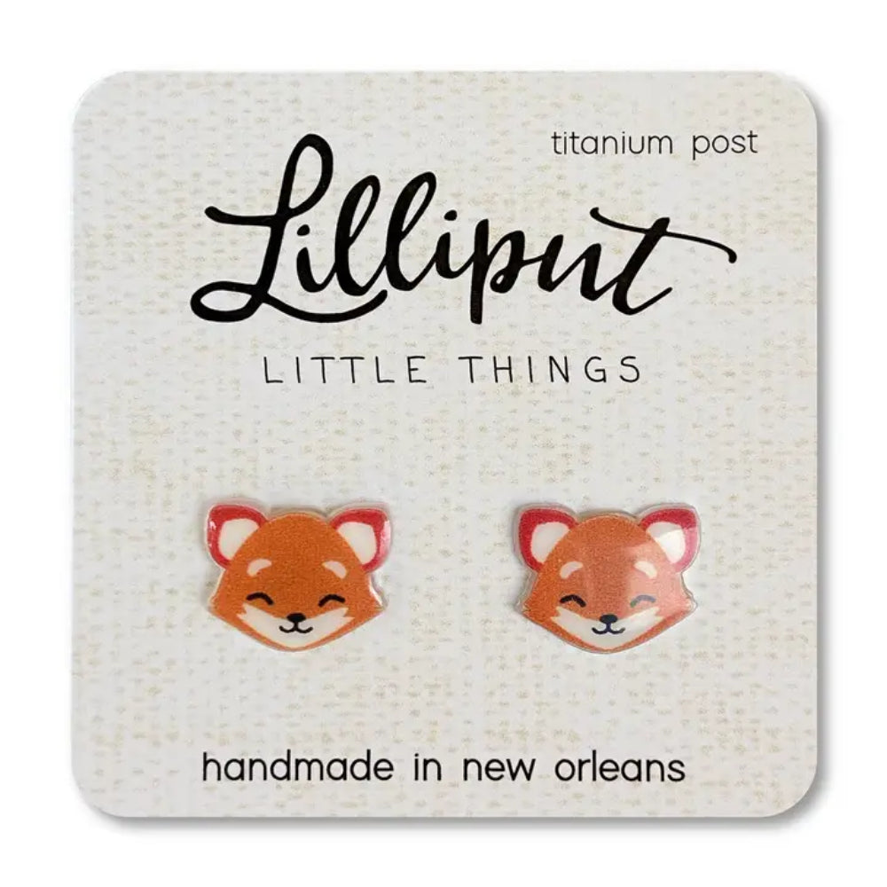 Charming Lilliput Little Things Fox-themed Fashion Earrings